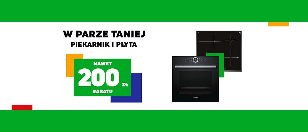 Promocja "W parze taniej" w Neonet - kup płytę i piekarnik nawet 200 zł taniej!