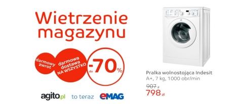 Promocja na AGD w eMAG