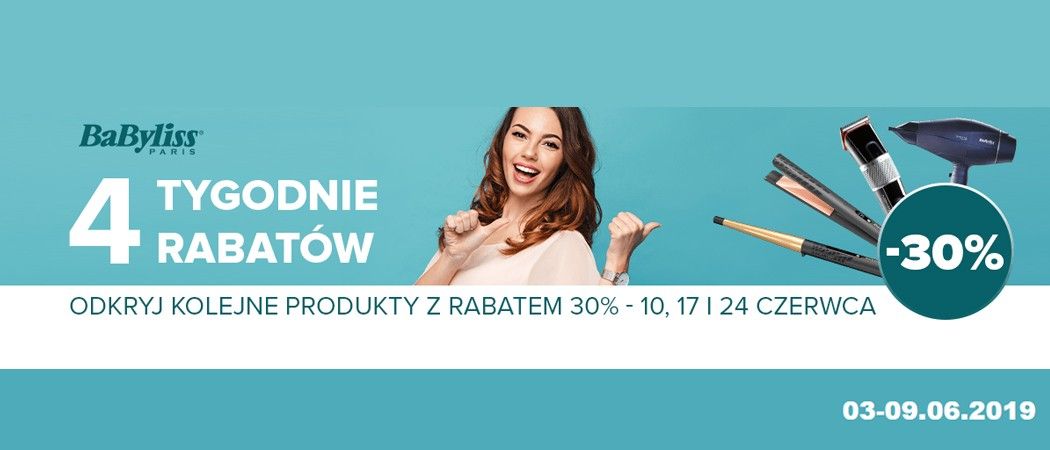 Kup promocyjny sprzęt nawet do 30% taniej w promocji BaByliss w RTV EURO AGD!