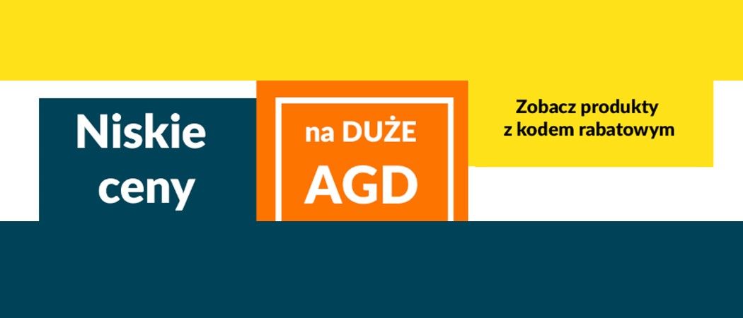 Kup promocyjny sprzęt AGD i zyskaj dodatkowy rabat w promocji "Niskie ceny na duże AGD" w RTV EURO AGD!