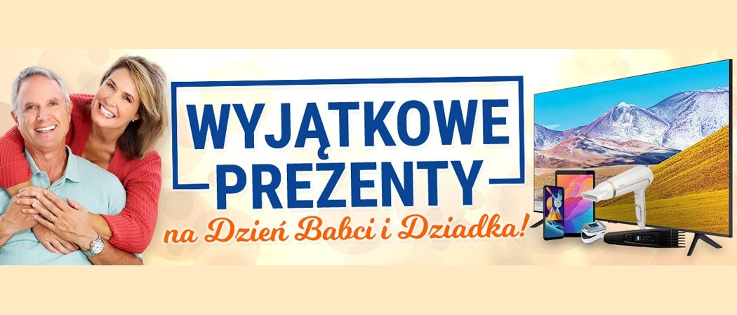 Promocja WYJĄTKOWE PREZENTY NA DZIEŃ DZIADKA I BABCI w Avans - kup taniej wybrane AGD!