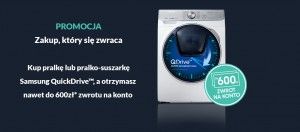 Promocja na pralki SAMSUNG QuickDrive