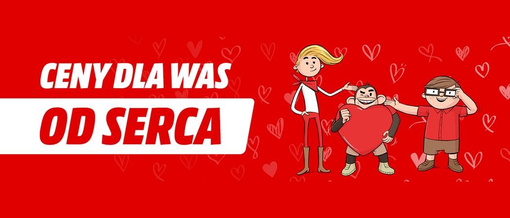 Promocja "Ceny dla Was od serca!" w Media Markt - kup wybrane sprzęty w promocyjnych cenach!