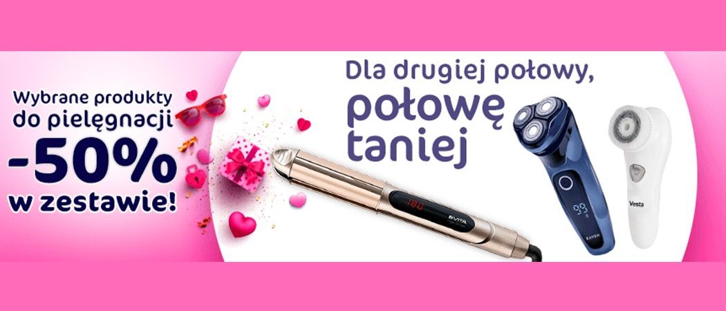 Kup wybrane sprzęty do pielęgnacji i odbierz nawet 50% rabatu na jeden ze sprzęt&oacute;w w RTV EURO AGD!