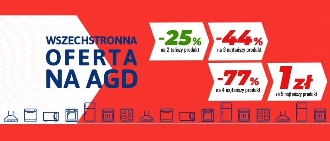 Promocja WSZECHSTRONNA OFERTA NA AGD w Neo24 - kup wybrane AGD i zyskaj rabat na jeden z produkt&oacute;w!