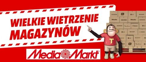 Wielkie wietrzenie magazyn&oacute;w w Media Markt