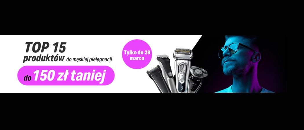 Promocja RTV EURO AGD na małe AGD - kup taniej wybrane małe AGD do męskiej pielęgnacji!
