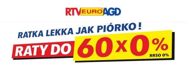Promocja "Ratka lekka jak pi&oacute;rko" w RTV EURO AGD