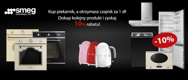 Promocja na piekarniki SMEG w Media Expert!