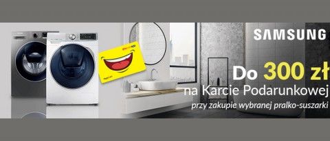Promocja na pralko-suszarki SAMSUNG w RTV EURO AGD