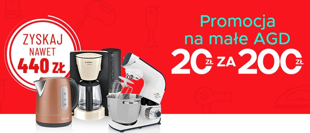 Promocja Neo24 na małe AGD - kup do 440 zł taniej promocyjne małe AGD!