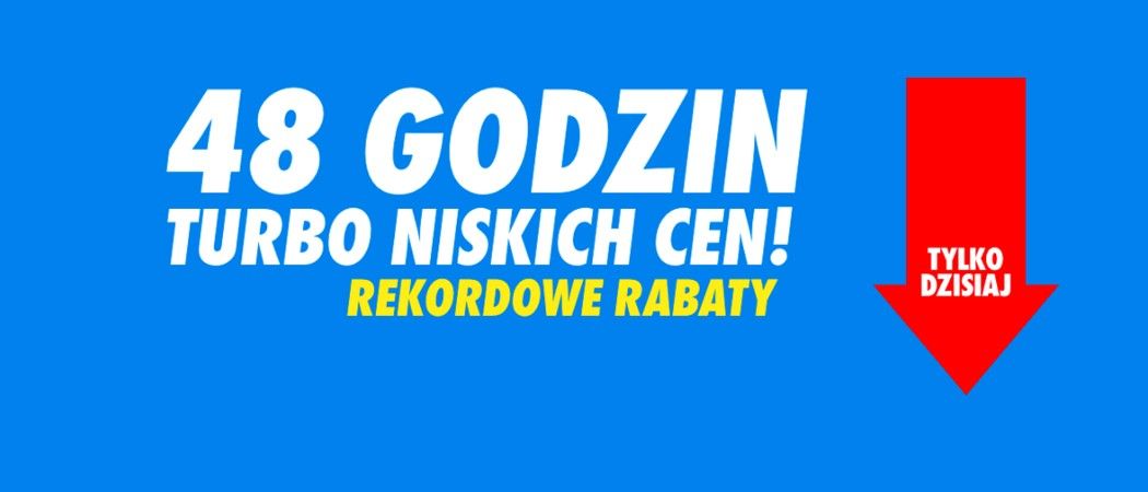 Promocja 48H NISKICH CEN w RTV EURO AGD - kup taniej wybrane AGD!
