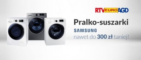 Promocja na pralko-suszarki w RTV EURO AGD!