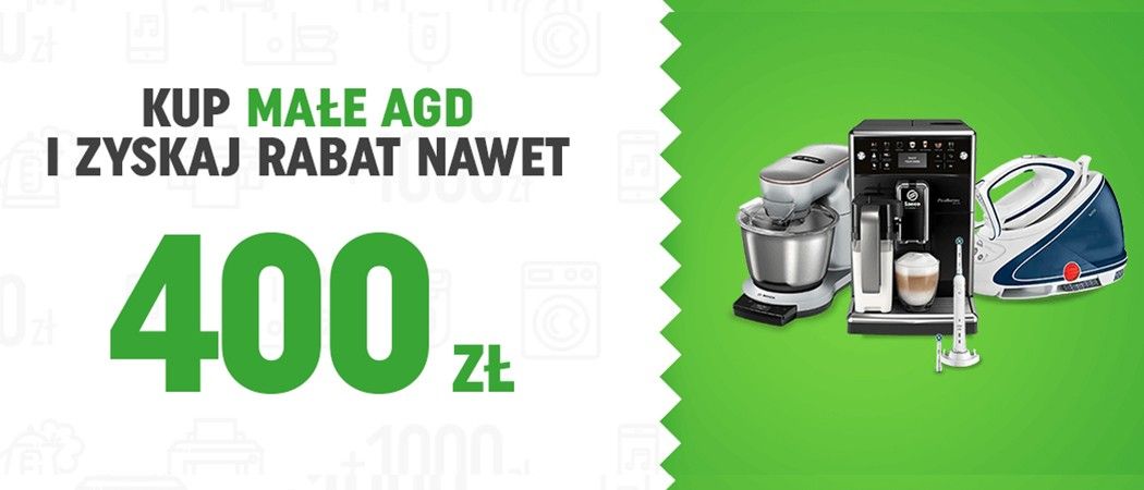 Promocja w Neonet - kup sprzęt z działu małe AGD i zyskaj nawet 400 zł rabatu!