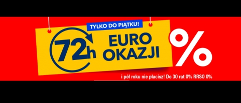 Promocja 72h Euro Okazji w RTV EURO AGD
