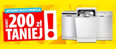 Promocja na zmywarki w Media Expert