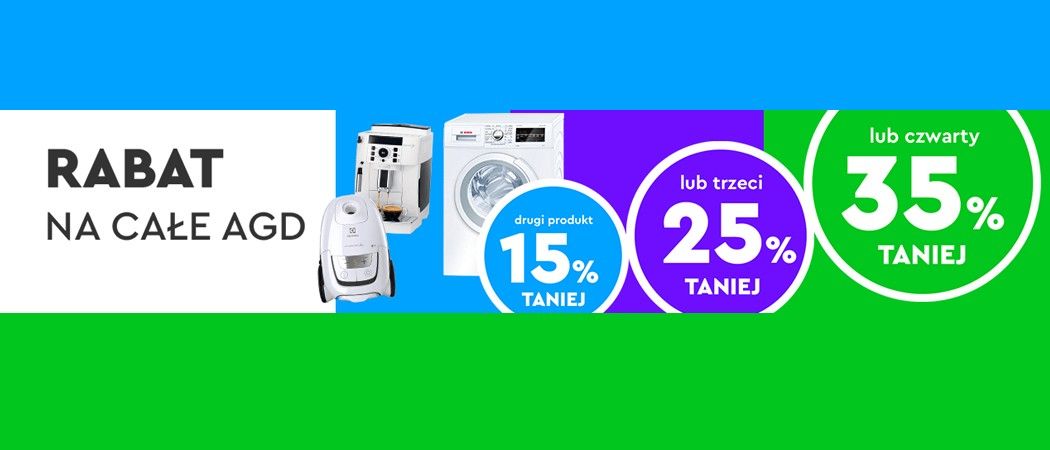 Promocja na AGD w Ole Ole - kup wybrane sprzęty i odbierz nawet do 35% rabatu na jeden z nich!