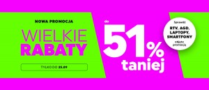 Promocja "Wielkie rabaty" w NEONET