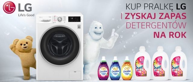 Promocja na pralki LG