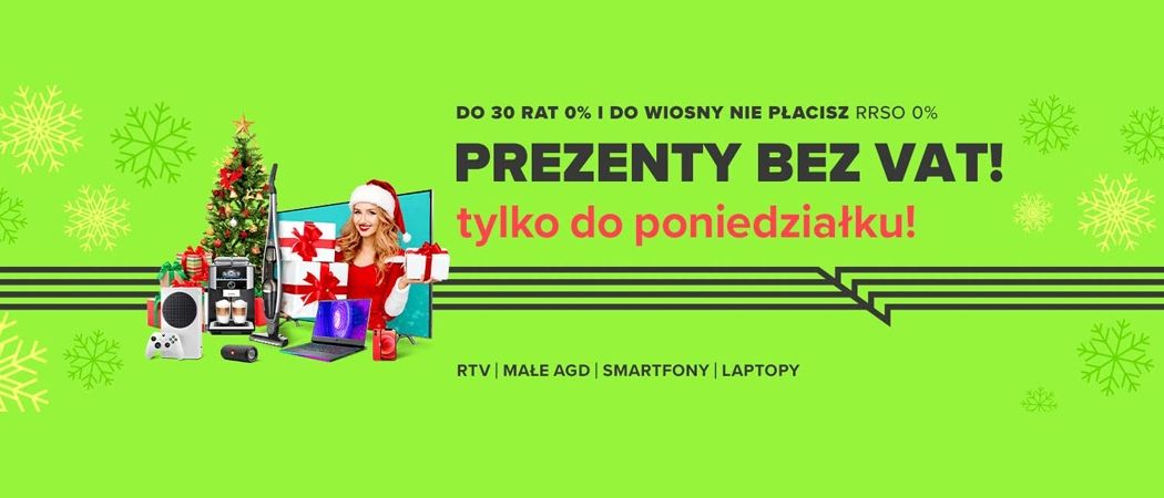 Promocja PREZENTY BEZ VAT w Neonet - kup jeszcze taniej wybrane małe AGD!