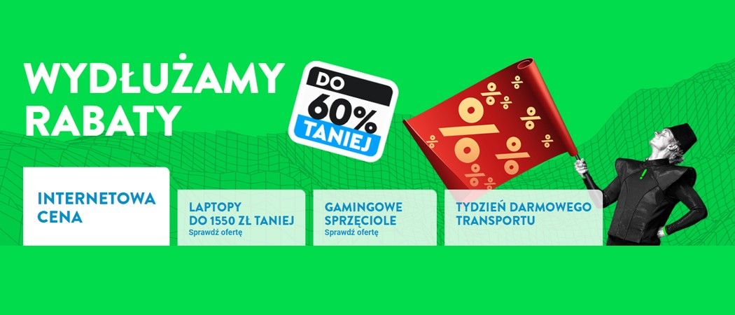 Promocja "Wydłużamy rabaty" w Ole Ole - kup wybrany sprzęt nawet do 60% taniej!