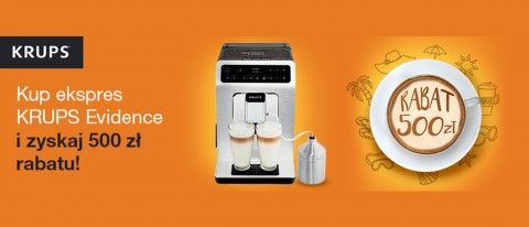 Promocja na ekspresy Krups w RTV EURO AGD