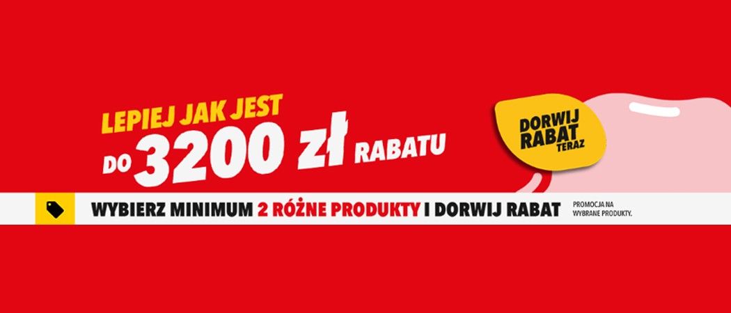 Promocja RTV EURO AGD na AGD - kup nawet do 3200 zł taniej wybrane AGD!