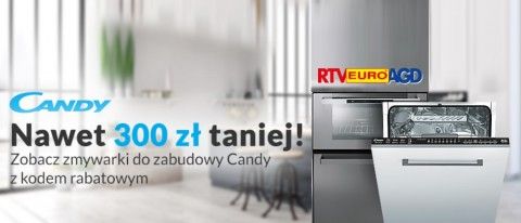 Promocja na zmywarki CANDY