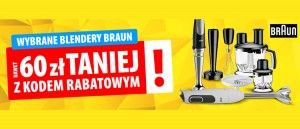 Promocja na blendery BRAUN w Media Expert