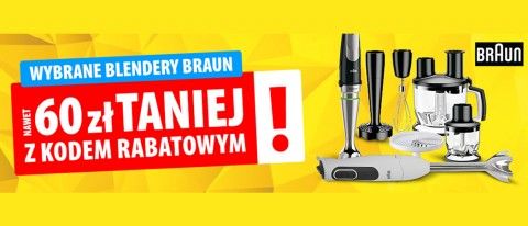 Promocja na blendery BRAUN w Media Expert