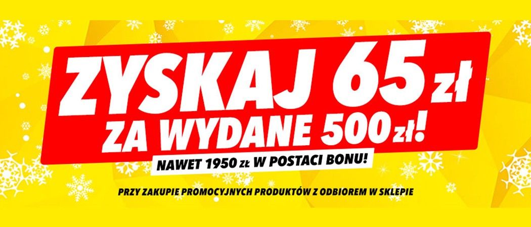 Promocja w Media Expert - kup wybrane sprzęty i odbierz nawet do 1950 zł na kolejne zakupy!