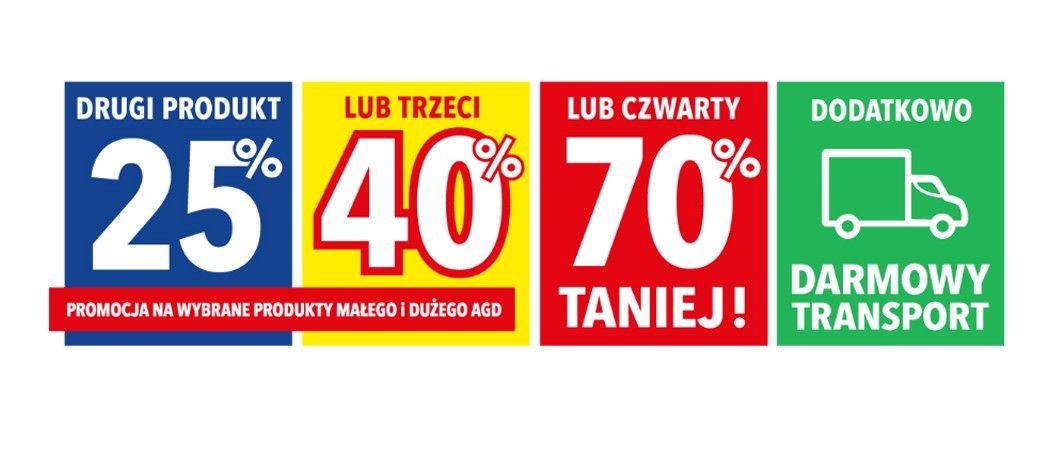 Kup promocyjne sprzęty i odbierz nawet do 70% rabatu na jeden z nich w promocji RTV EURO AGD!