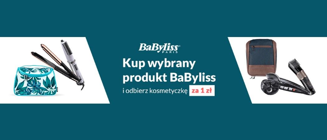 Promocja RTV EURO AGD na małe AGD - kup wybrane AGD do pielęgnacji BaByliss i odbierz prezent za 1 zł!