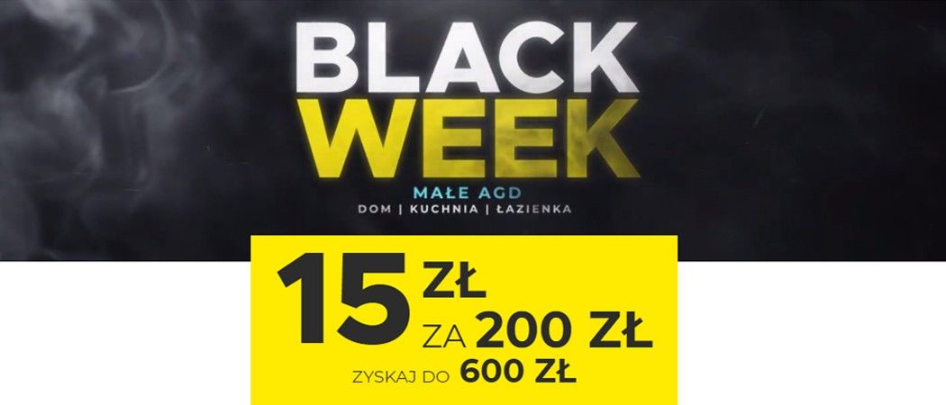 Kup promocyjny sprzęt AGD i zyskaj nawet do 600 zł rabatu w promocji "Black week" w Neo24!