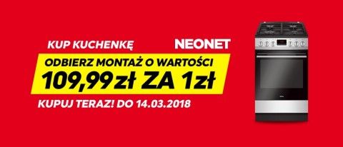 Promocja na kuchnie w NEONET