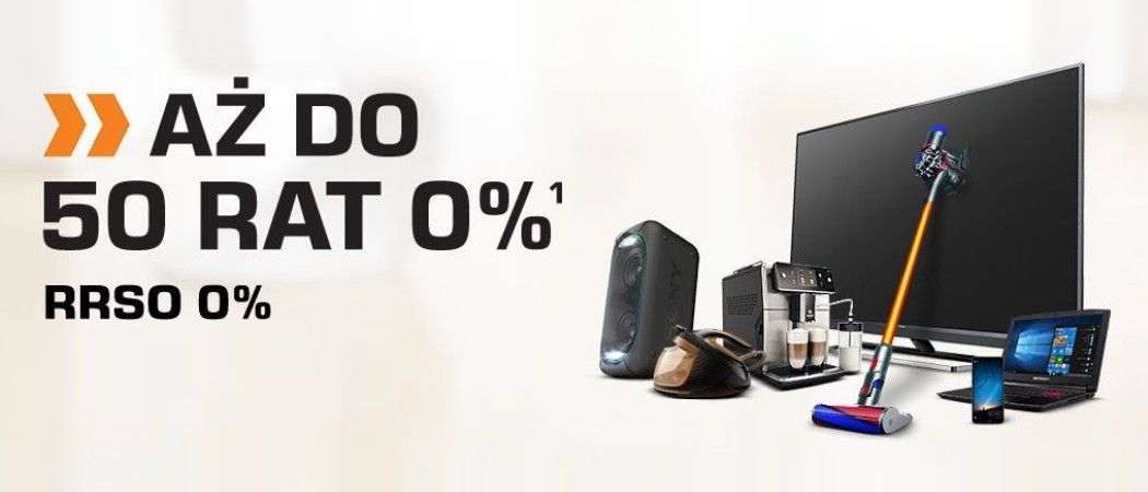 Promocja na darmowe raty SATURN - nawet 50 rat 0%!