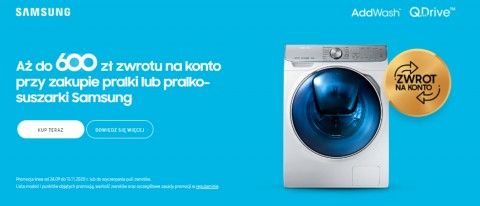 Promocja SAMSUNG CASHBACK