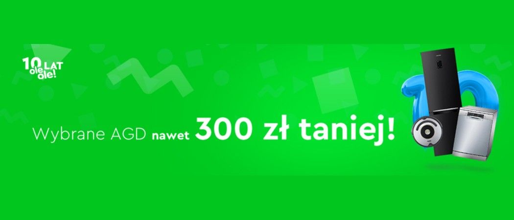 Kup wybrany sprzęt z działu małe AGD nawet do 300 zł taniej w promocji Ole Ole!