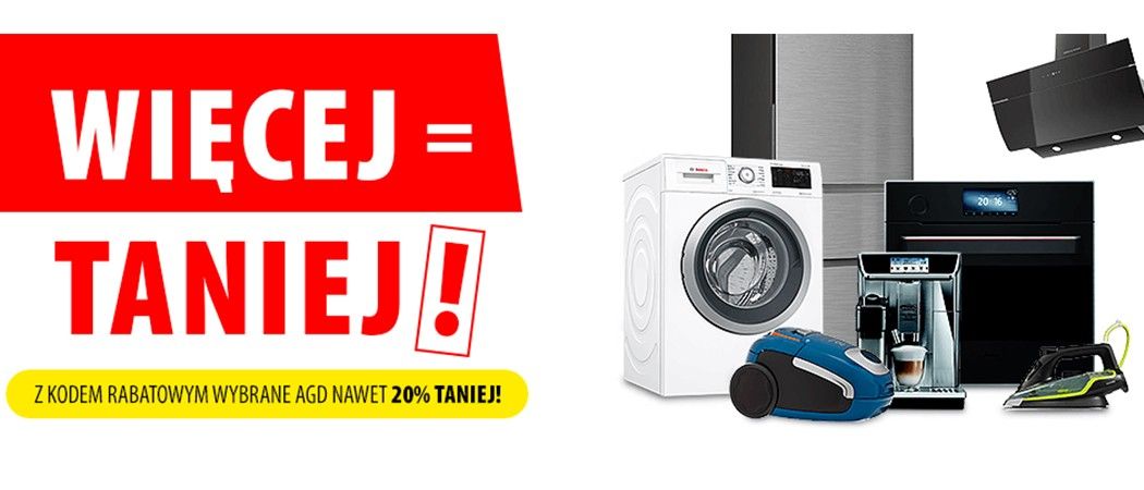 Więcej to taniej - promocja na AGD z kuponem rabatowym w Media Expert!