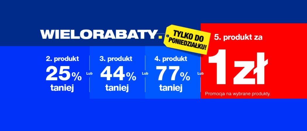 Promocja WIELORABATY w RTV EURO AGD - kup promocyjne AGD i zyskaj rabat na jeden ze sprzęt&oacute;w!