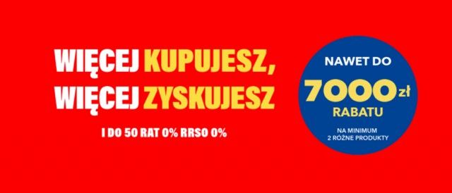 Promocja WIĘCEJ KUPUJESZ, WIĘCEJ ZYSKUJESZ w RTV EURO AGD