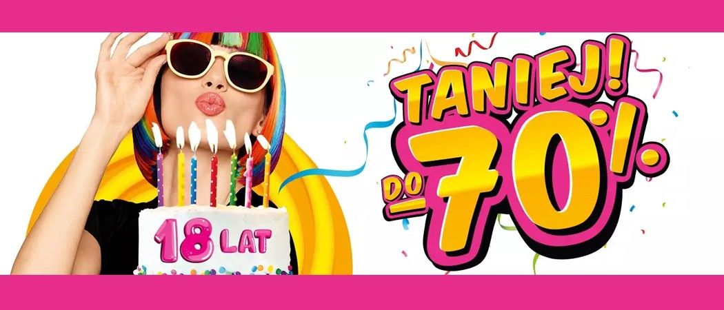 Promocja URODZINY- TANIEJ DO 70% w Media Expert - kup taniej promocyjne AGD!