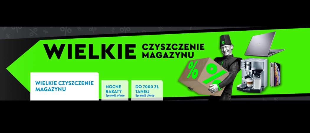 Promocja WIELKIE CZYSZCZENIE MAGAZYN&Oacute;W w Ole Ole - kup jeszcze taniej wybrane AGD!