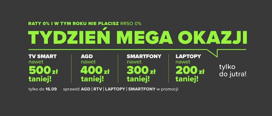Promocja MEGA OKAZJE w Neonet - kup wybrane AGD taniej z kodem rabatowym!
