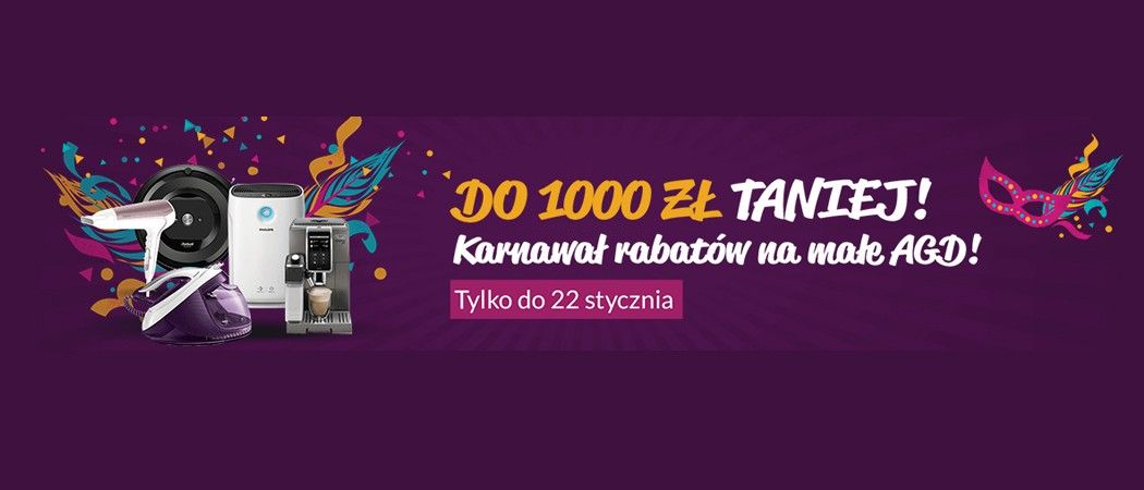 Promocja w RTV EURO AGD - kup sprzęt z działu małe AGD nawet do 1000 zł taniej!
