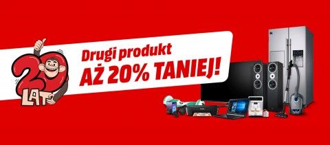 Drugi produkt 20% taniej w Media Markt!