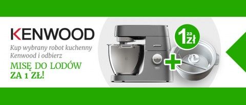 Promocja na roboty kuchenne Kenwood w RTV EURO AGD