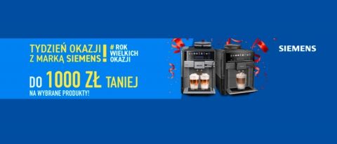 Promocja TYDZIEŃ Z MARKĄ SIEMENS w RTV EURO AGD