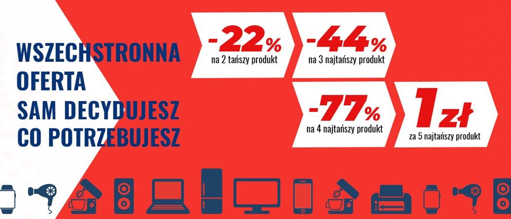 Promocja WSZECHSTRONNA OFERTA w Neo24 - kup wybrane AGD i zyskaj rabat na jeden ze sprzęt&oacute;w!