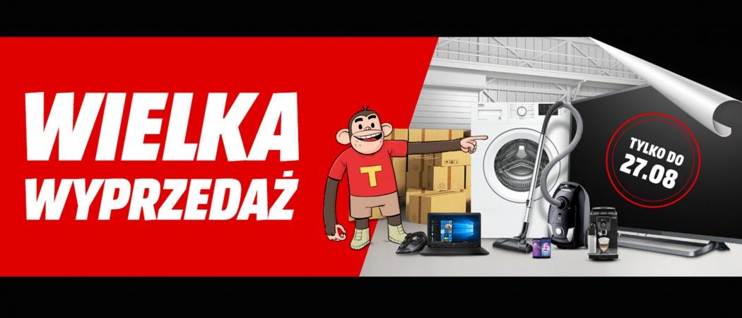 Wielka wyprzedaż w sklepach Media Markt - teraz sprzęty AGD kupisz z dodatkowym rabatem!
